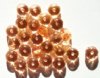 25 5x7mm Faceted Rose Donut Beads